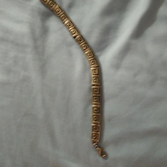 Vintage abstract linked bracelet - Picture 1 of 2